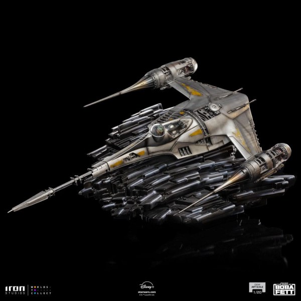 N-1 Starfighter de Mando Art Scale - Le livre de Boba Fett