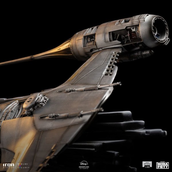 N-1 Starfighter de Mando Art Scale - Le livre de Boba Fett