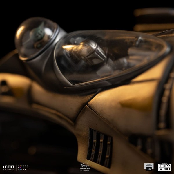 N-1 Starfighter de Mando Art Scale - Le livre de Boba Fett