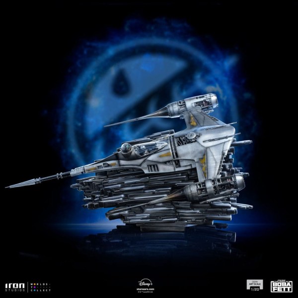 N-1 Starfighter de Mando Art Scale - Le livre de Boba Fett