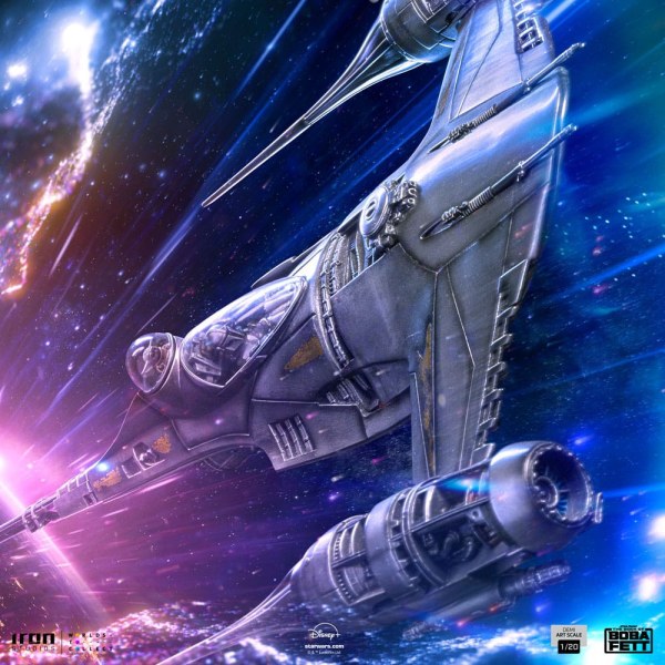 N-1 Starfighter de Mando Art Scale - Le livre de Boba Fett