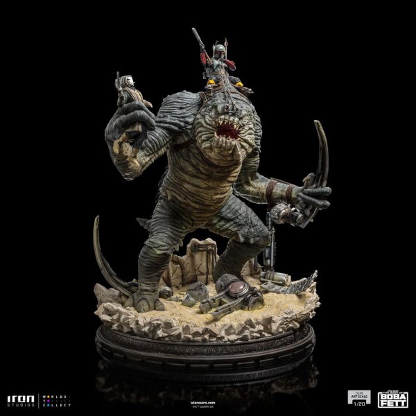 Boba Fett & Rancor Demi Art Scale - Le livre de Boba Fett