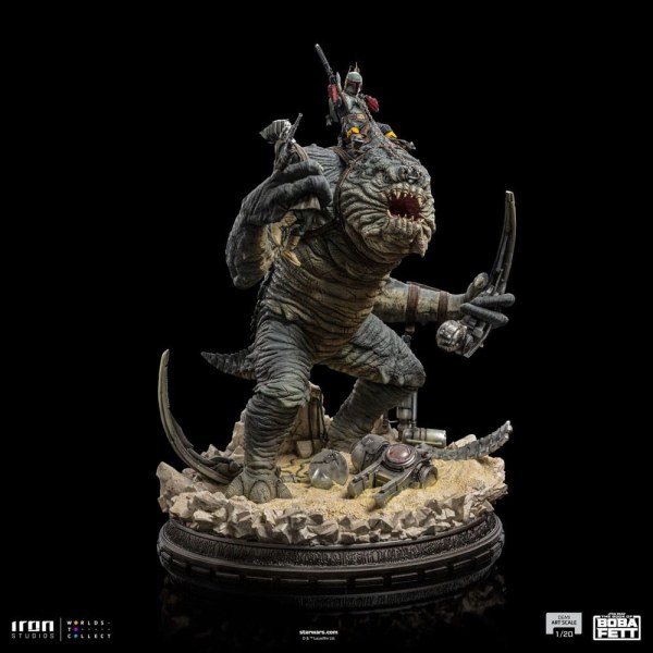 Boba Fett & Rancor Demi Art Scale - Le livre de Boba Fett