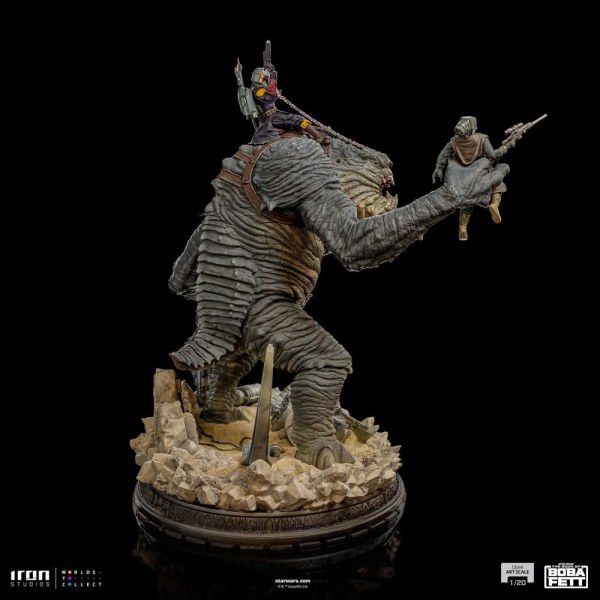 Boba Fett & Rancor Demi Art Scale - Le livre de Boba Fett