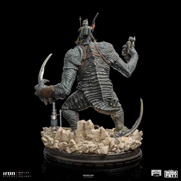 Boba Fett & Rancor Demi Art Scale - Le livre de Boba Fett