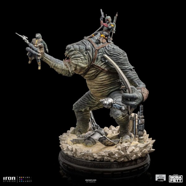 Boba Fett & Rancor Demi Art Scale - Le livre de Boba Fett