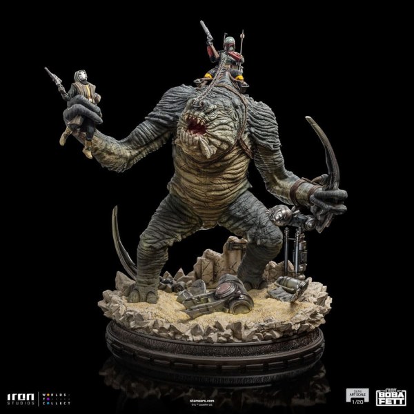 Boba Fett & Rancor Demi Art Scale - Le livre de Boba Fett