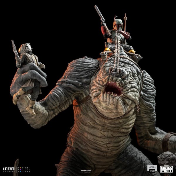 Boba Fett & Rancor Demi Art Scale - Le livre de Boba Fett
