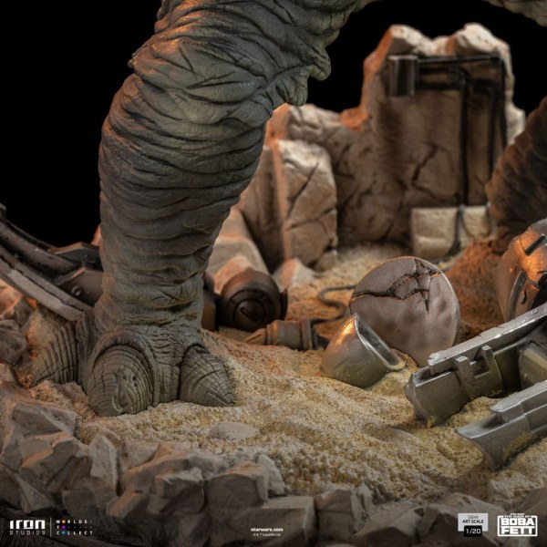 Boba Fett & Rancor Demi Art Scale - Le livre de Boba Fett