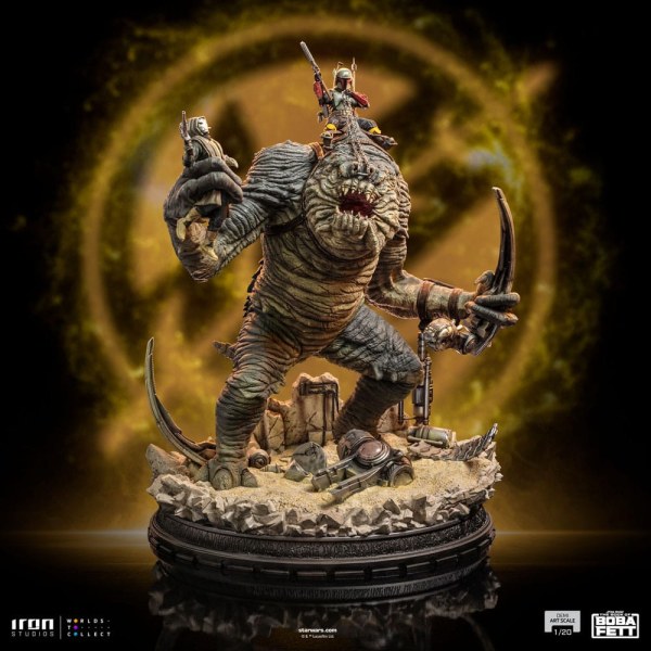 Boba Fett & Rancor Demi Art Scale - Le livre de Boba Fett
