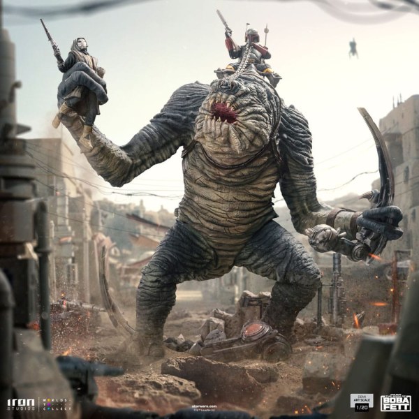Boba Fett & Rancor Demi Art Scale - Le livre de Boba Fett