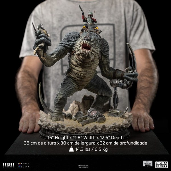 Boba Fett & Rancor Demi Art Scale - Le livre de Boba Fett