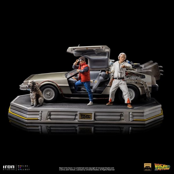 DeLorean Art Scale Set Complet - Retour vers le futur