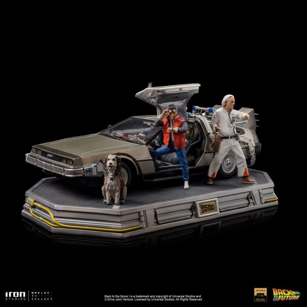 DeLorean Art Scale Set Complet - Retour vers le futur