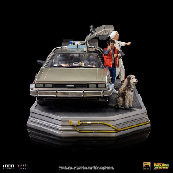 DeLorean Art Scale Set Complet - Retour vers le futur