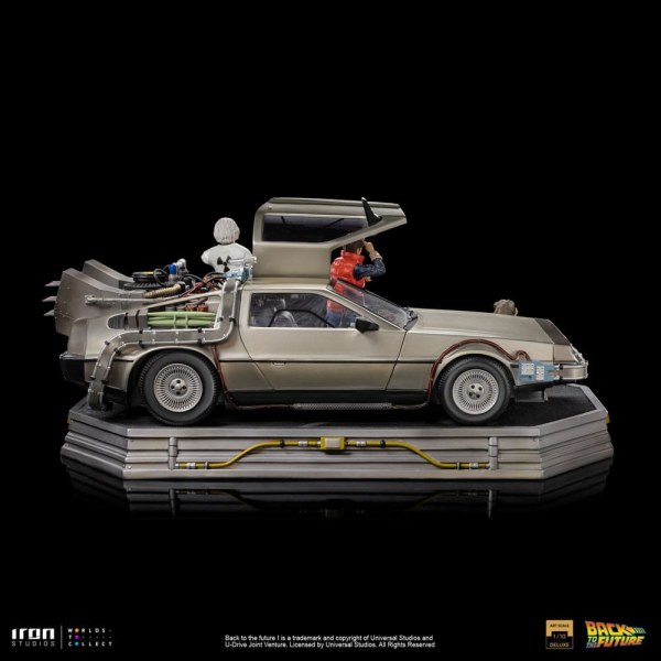 DeLorean Art Scale Set Complet - Retour vers le futur