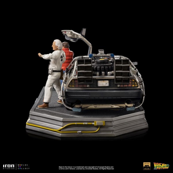 DeLorean Art Scale Set Complet - Retour vers le futur
