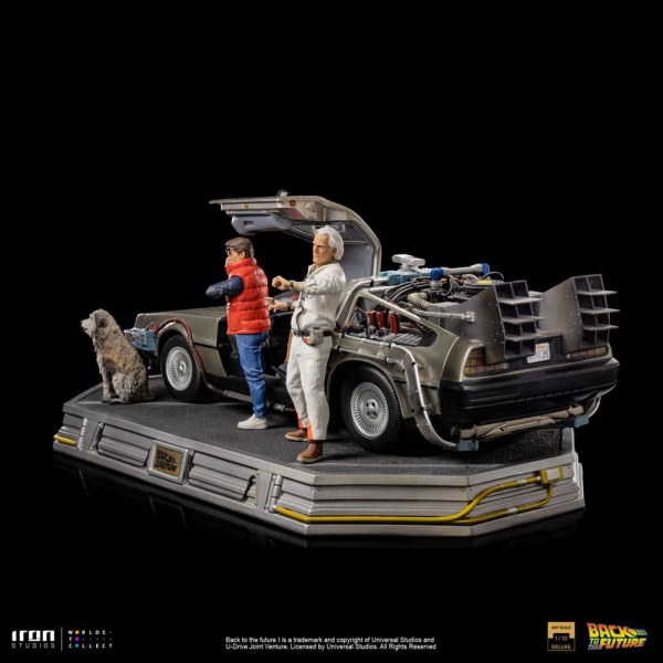 DeLorean Art Scale Set Complet - Retour vers le futur