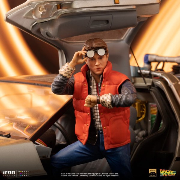DeLorean Art Scale Set Complet - Retour vers le futur