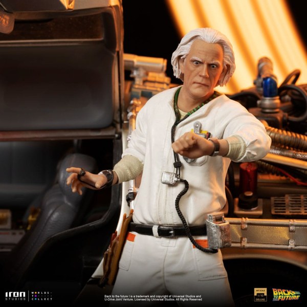 DeLorean Art Scale Set Complet - Retour vers le futur