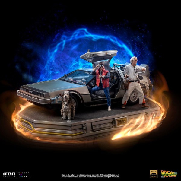 DeLorean Art Scale Set Complet - Retour vers le futur