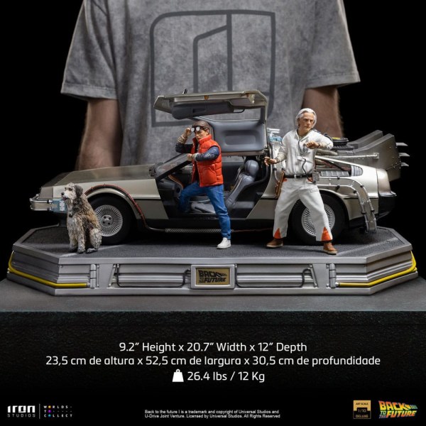 DeLorean Art Scale Set Complet - Retour vers le futur