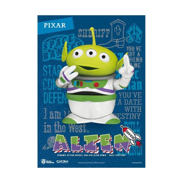 DISNEY PIXAR TOY STORY ALIEN COSPLAY BUZZ L'ECLAIR - Dynamic Action Heroes