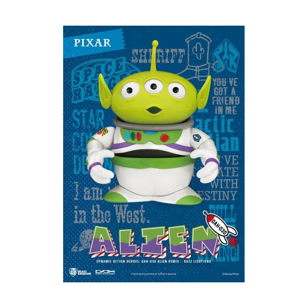 DISNEY PIXAR TOY STORY ALIEN COSPLAY BUZZ L'ECLAIR - Dynamic Action Heroes