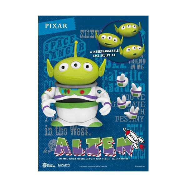 DISNEY PIXAR TOY STORY ALIEN COSPLAY BUZZ L'ECLAIR - Dynamic Action Heroes