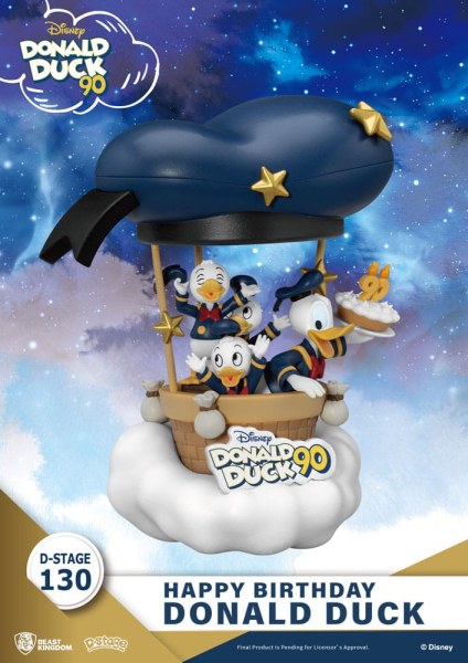 Diorama Donald Duck 90e anniversaire - Disney D-Stage