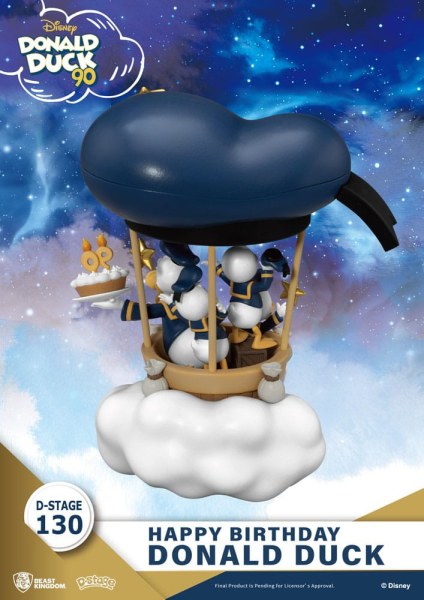 Diorama Donald Duck 90e anniversaire - Disney D-Stage