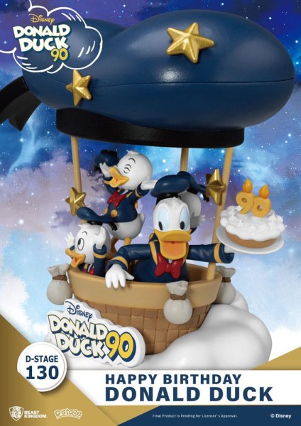 Diorama Donald Duck 90e anniversaire - Disney D-Stage