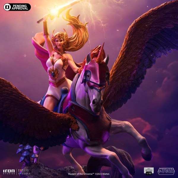 SHE-RA & SWIFTWIND ART SCALE - MASTERS OF THE UNIVERSE