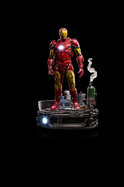 IRON MAN UNLEASHED ART SCALE DELUXE - MARVEL