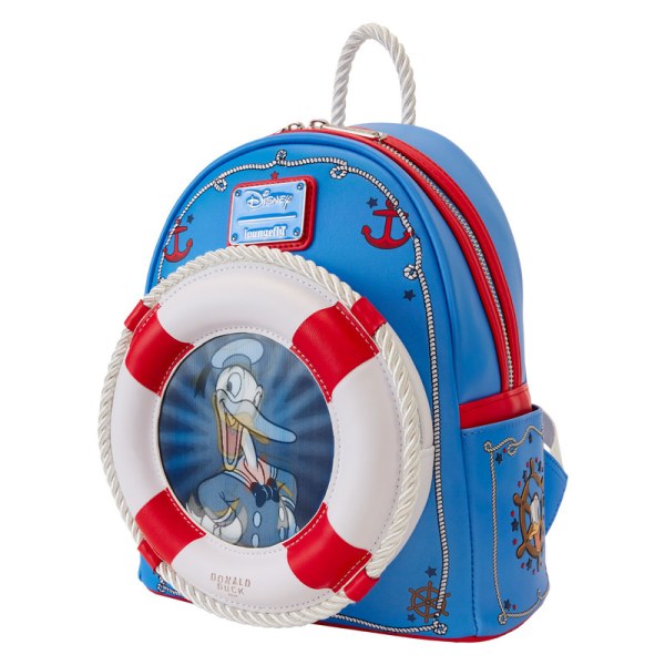 Mini sac à dos Lenticulaire 90e anniversaire de Donald Duck - DISNEY LOUNGEFLY