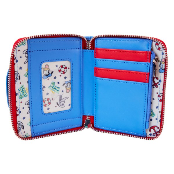 Portefeuille Lenticulaire Zip Donald Duck 90e anniversaire - DISNEY LOUNGEFLY