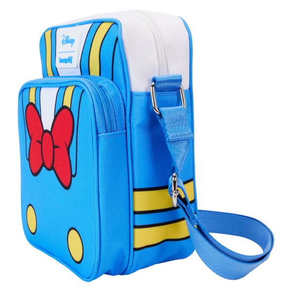 Sac Bandoulière en nylon pour passeport 90e anniversaire de Donald Duck - DISNEY LOUNGEFLY