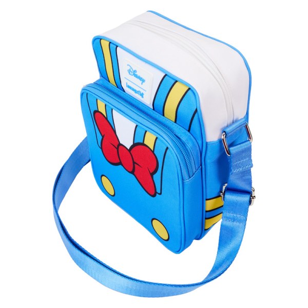 Sac Bandoulière en nylon pour passeport 90e anniversaire de Donald Duck - DISNEY LOUNGEFLY