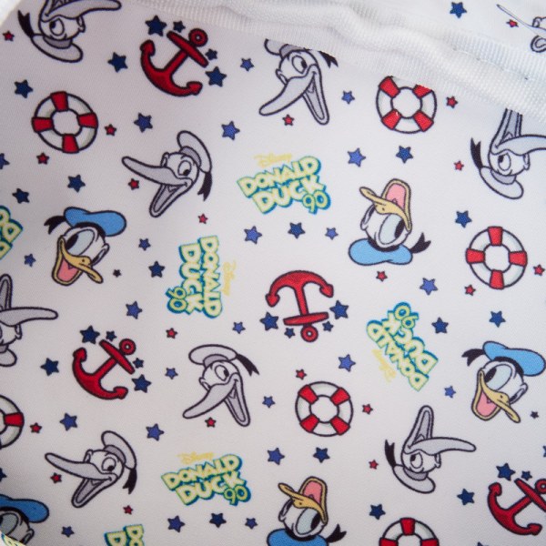 Sac Bandoulière en nylon pour passeport 90e anniversaire de Donald Duck - DISNEY LOUNGEFLY