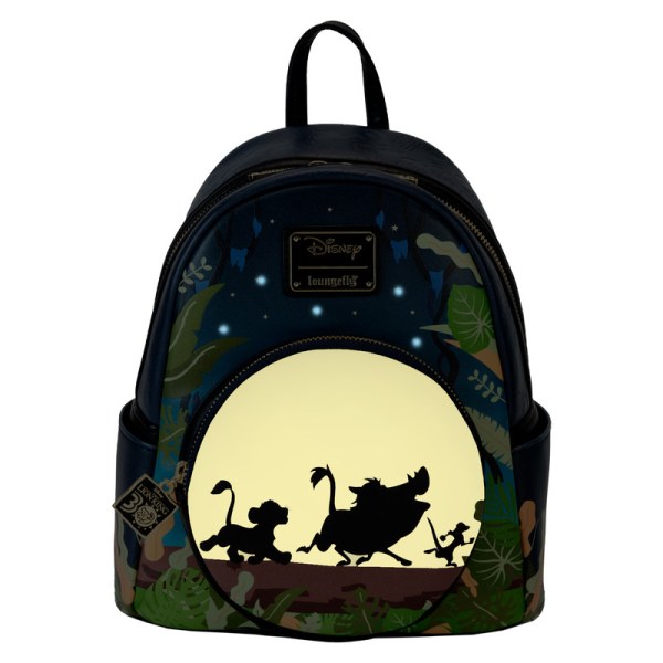 Mini sac à dos Silhouette Hakuna Matata Le Roi Lion 30ème Anniversaire - DISNEY LOUNGEFLY