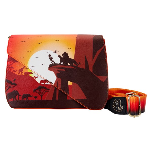 Sac Bandoulière silhouette du rocher des lions Le Roi Lion 30ème Anniversaire - DISNEY LOUNGEFLY