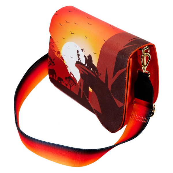 Sac Bandoulière silhouette du rocher des lions Le Roi Lion 30ème Anniversaire - DISNEY LOUNGEFLY