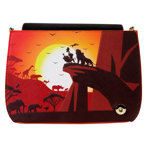 Sac Bandoulière silhouette du rocher des lions Le Roi Lion 30ème Anniversaire - DISNEY LOUNGEFLY