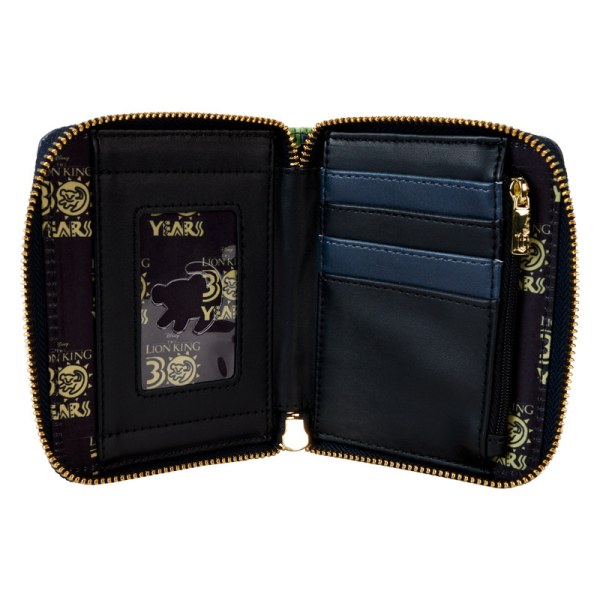 Portefeuille Zip Silhouette Hakuna Matata Le Roi Lion 30e anniversaire - DISNEY LOUNGEFLY