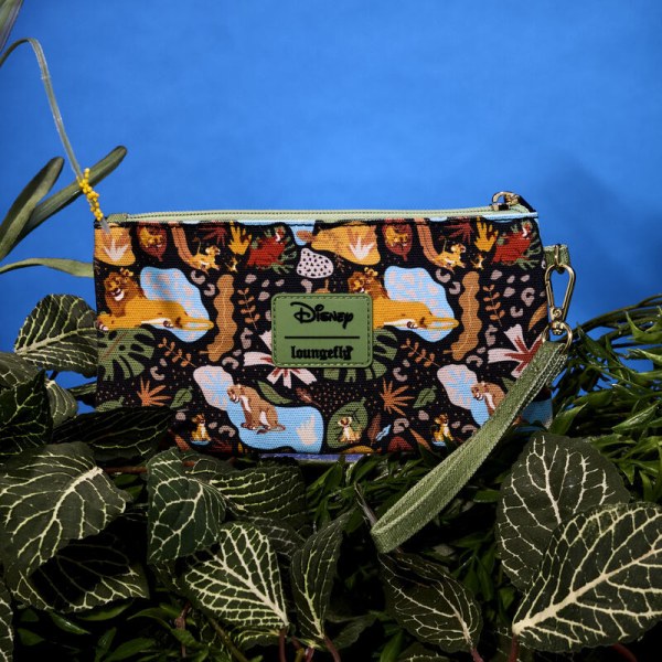 Pochette zippée en toile imprimée sur toute la surface Le Roi Lion 30e anniversaire - DISNEY LOUNGEFLY