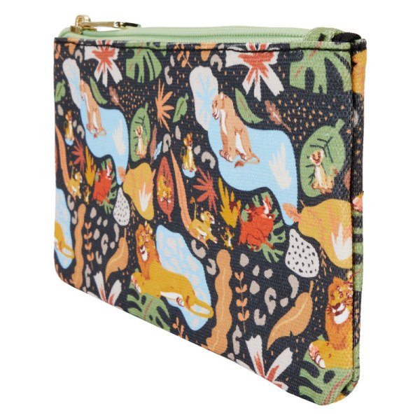 Pochette zippée en toile imprimée sur toute la surface Le Roi Lion 30e anniversaire - DISNEY LOUNGEFLY