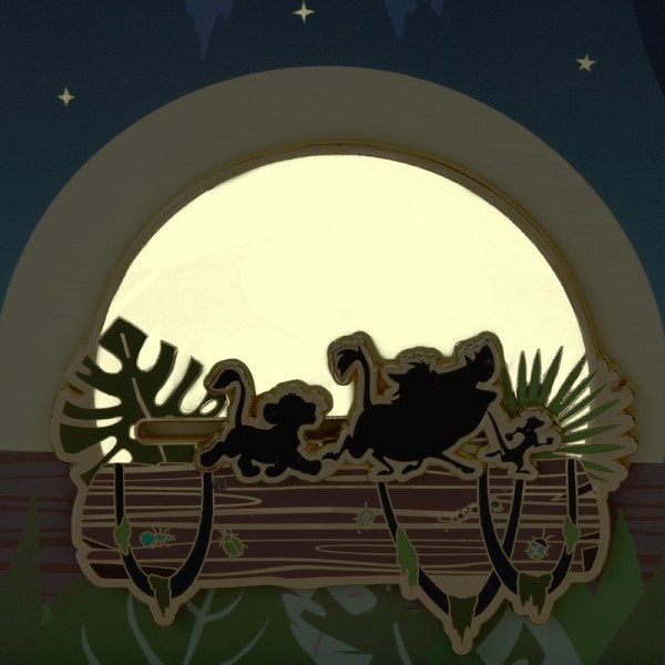Pin's boite Collector Silhouette Hakuna Matata Le Roi Lion 30ème Anniversaire - DISNEY LOUNGEFLY