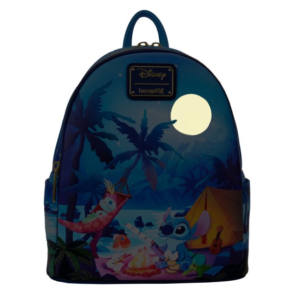 Mini sac à dos Stitch Camping Cuties Glow - DISNEY LOUNGEFLY