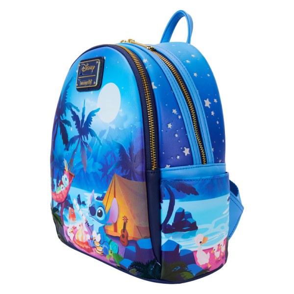 Mini sac à dos Stitch Camping Cuties Glow - DISNEY LOUNGEFLY