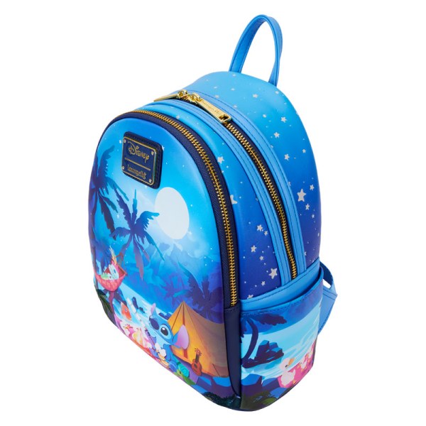 Mini sac à dos Stitch Camping Cuties Glow - DISNEY LOUNGEFLY